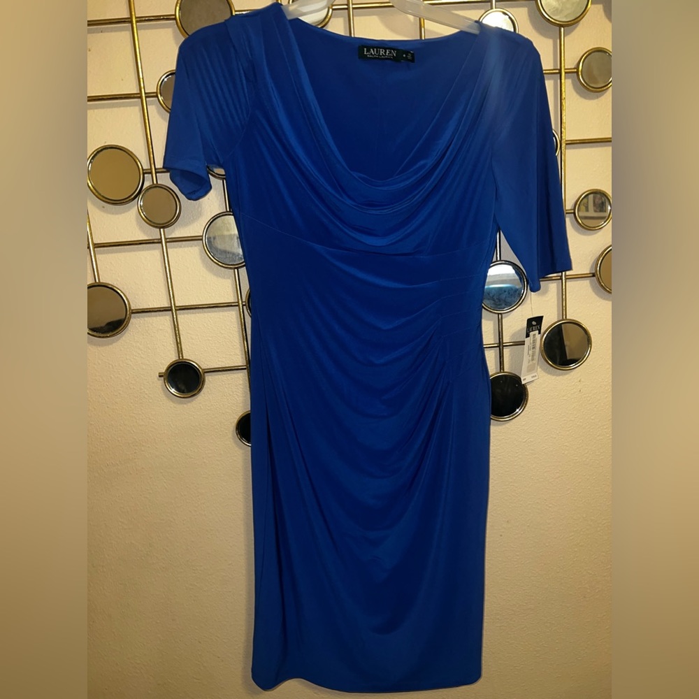 Lauren Ralph Lauren blue dress NWT